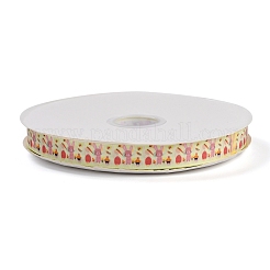 Rubans gros-grain en polyester sur le thème de Pâques&nbsp;OCOR-A005-01E
