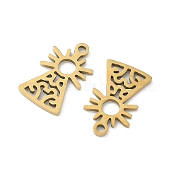 201 pendentifs en acier inoxydable découpés au laser&nbsp;STAS-P428-10G-02
