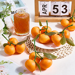 6шт пенопластовая имитация оранжевой модели&nbsp;AJEW-SP0003-61