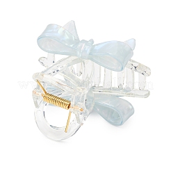 Haarspangen mit Schleife und Krallen aus PVC&nbsp;PHAR-F023-02