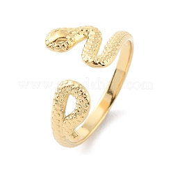 Кольца-манжеты из нержавеющей стали 304 в форме змеи RJEW-D002-14G