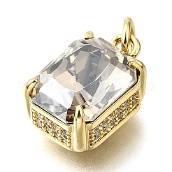 Латунь стекло амулеты&nbsp;KK-V011-32G