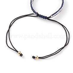 Fabricación de pulsera trenzada de hilo de nailon ajustable&nbsp;AJEW-JB00857