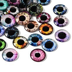 Cabochons en verre transparent imprimé&nbsp;GL-CBAA22A-02