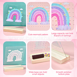 Акриловые и деревянные дисплеи для серег&nbsp;EDIS-WH0016-01