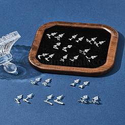 2 пара сережек-гвоздиков из сплава для женщин&nbsp;EJEW-FS0001-27D