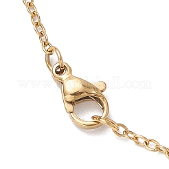 Подвеска в виде цветка из стеклянных бусин и искусственного жемчуга из нержавеющей стали 304&nbsp;NJEW-MZ00115-02