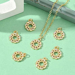 Messing klare Zirkonia Charms&nbsp;XGRQ3K932-530G
