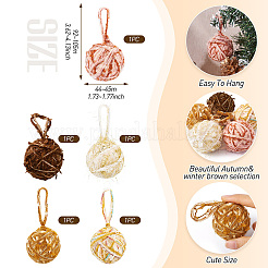 5 шт. подвески из шерсти 5 цветов&nbsp;FIND-TA0005-93A