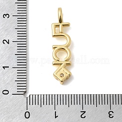 Ottone micro spianare pendenti zirconi&nbsp;KK-C255-26G