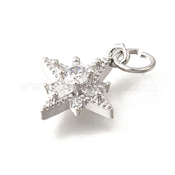 Латунные микро проложить кубического циркония подвески&nbsp;KK-V008-09P