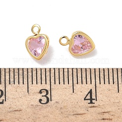 Латунные микро проложить кубического циркония подвески&nbsp;KK-Z136-18G-02