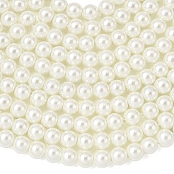 Экологичные нити жемчужных бусин из окрашенного стекла&nbsp;HY-A008-6mm-RB002