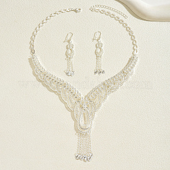 Комплекты из серег и ожерелий с полыми кисточками из сплава для женщин&nbsp;WZ7868