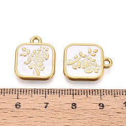 Подвески из нержавеющей стали 304 с эмалью&nbsp;STAS-N124-14G