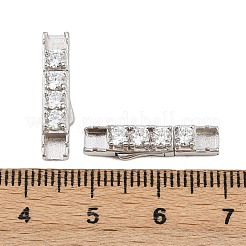 925 Bajonettverschluss aus Sterlingsilber mit Mikropavé und klaren Zirkonia&nbsp;STER-C016-01A-P