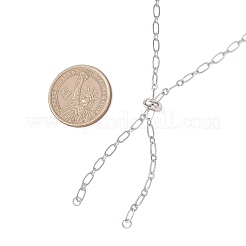 Изготовление ожерелий-слайдеров из латунной цепочки Фигаро&nbsp;AJEW-JB01491-02