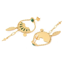 Серьги-гвоздики из нержавеющей стали 304 для женщин&nbsp;EJEW-Z065-05G