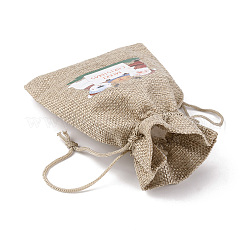 Sacchetti portaoggetti in tela di iuta&nbsp;ABAG-TAC0001-11C