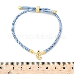 Регулируемые браслеты из нейлона&nbsp;BJEW-C096-01G-10