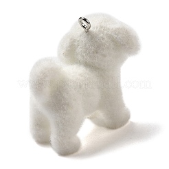 Кулоны из флокированной смолы&nbsp;LS-RESI-E059-05C