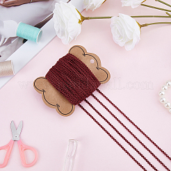 Ruban de bordure en dentelle à franges ondulées en nylon de 25 mètre&nbsp;OCOR-GF0004-30B