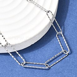 Цепочка-скрепка из нержавеющей стали 201 толщиной 5 мм с текстурированной поверхностью&nbsp;NJEW-K302-14P