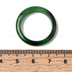 Bague en jade naturel teinté du Myanmar&nbsp;RJEW-C160-01B