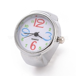 201 relojes con anillo de dedo y correa elástica de acero inoxidable&nbsp;WACH-G018-01P-02