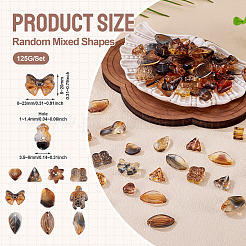 125 г прозрачных стеклянных бусин градиентного цвета&nbsp;GLAA-TA0003-58C