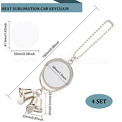 Рождественская тема цинковый сплав висит пустые большие подвески украшения&nbsp;HJEW-WH0036-49