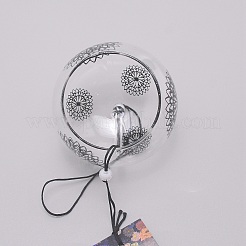 Carillons éoliens en verre de peinture ronde japonaise&nbsp;CF-TAC0001-03C