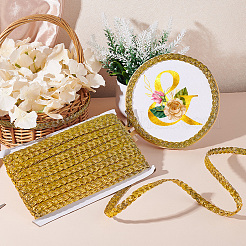 3-слойная плетеная отделка из полиэстера&nbsp;OCOR-WH0086-37A