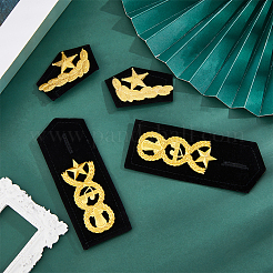 Schulterklappen aus Polyester für Berufsuniformen&nbsp;DIY-WH0591-009B