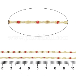 Chaînes plaquées en laiton à crémaillère&nbsp;AJEW-Q153-02G-05