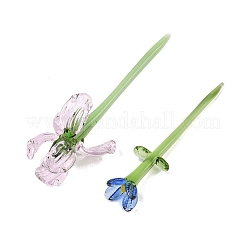 Handgefertigtes Blumen- und Vasenset aus Glaskunst für Geburtstagsdekorationen auf dem Tisch&nbsp;LAMP-D007-002B
