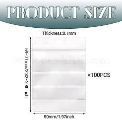 100 bolsa resellable de PE&nbsp;OPP-TA0001-26B