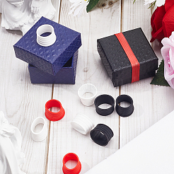 24шт 3 цвета ручка теннисной ракетки эластичное резиновое кольцо&nbsp;FIND-GF0004-51