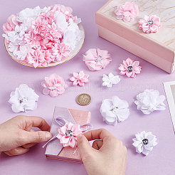 64 Stück Polyesterblume&nbsp;DIY-PH0029-74