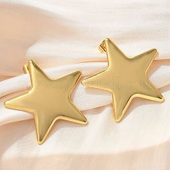 Серьги-гвоздики из нержавеющей стали 304&nbsp;EJEW-U047-27G