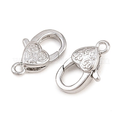 Fermoirs mousquetons en laiton&nbsp;KK-H287-08I-P