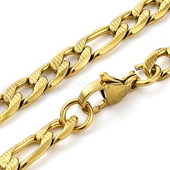 201 collane con ciondolo dell'arcangelo San Michele in acciaio inossidabile&nbsp;NJEW-S007-11G