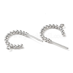 Серьги-гвоздики из латуни&nbsp;KK-F862-01P