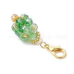 Подвесные украшения из стеклянных бусин ручной работы&nbsp;HJEW-MZ00383-02