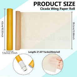 20 m lange Papierrolle mit Zikadenflügeln für Kalligrafiemalerei&nbsp;DIY-BC0017-39B