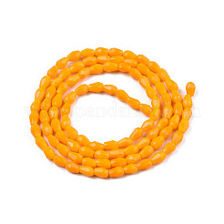 Непрозрачные сплошные цветные стеклянные бусины&nbsp;GLAA-N052-02-A03