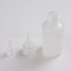 Пластиковые градуированные бутылки для клея&nbsp;TOOL-WH0021-40-60ml