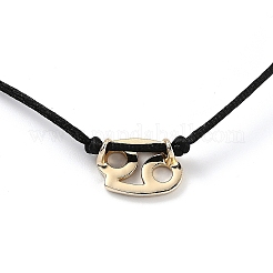 Verstellbare Armbänder aus Polyesterkordel&nbsp;LS-BJEW-H540-A08-G