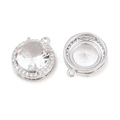 Colgante micropavé cubic zirconia de latón&nbsp;KK-H287-07P-01