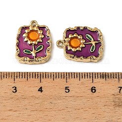 304 Edelstahl-Emaille-Anhänger&nbsp;STAS-I371-09G-01